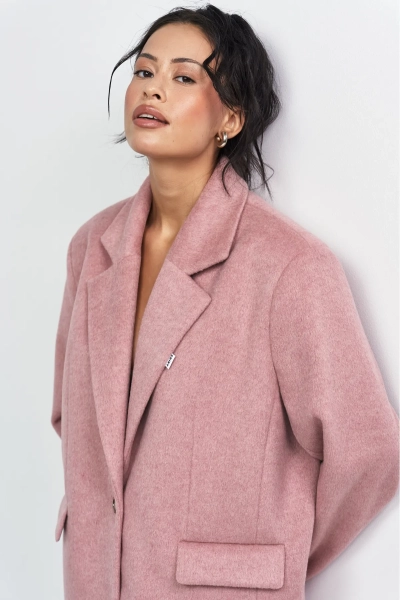 Пальто-жакет Erist store, цвет: розовый, НФ-00003239 купить онлайн