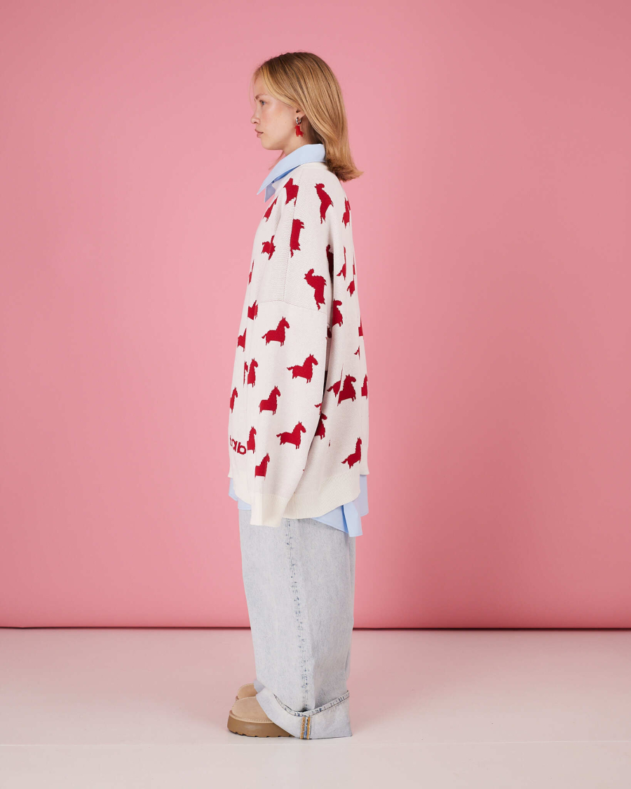 Свитер года TABOO, цвет: белый, svyear купить онлайн