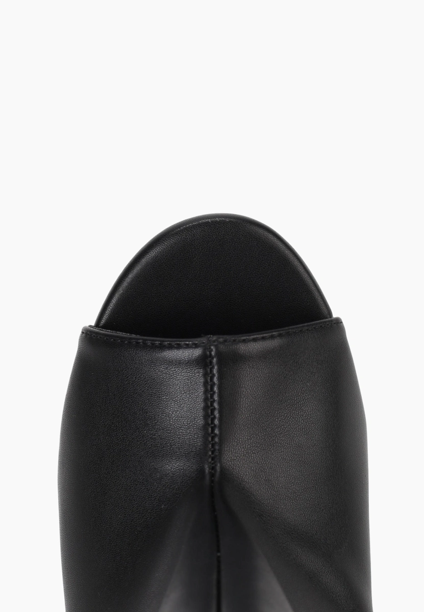 Ботильоны из экокожи SBALO, цвет: Черный SN101 купить онлайн