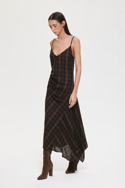 Сарафан в клетку DREAMS BY ALENA AKHMADULLINA, цвет: мультиколор, 225102130204286/501000 купить онлайн