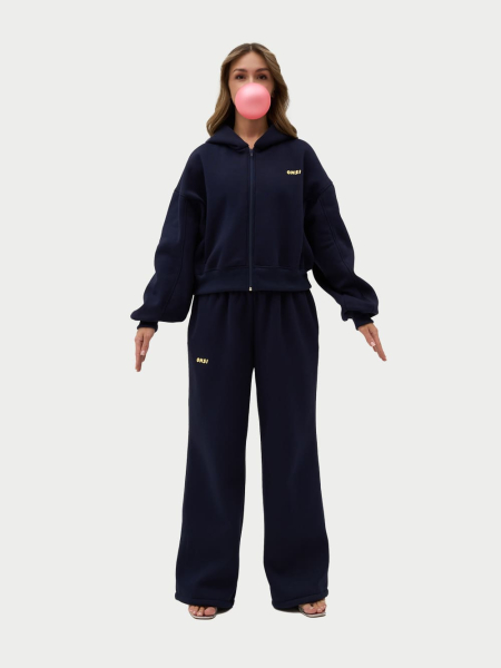 Брюки с застежкой с начесом ONSI, цвет: dark blue,  купить онлайн