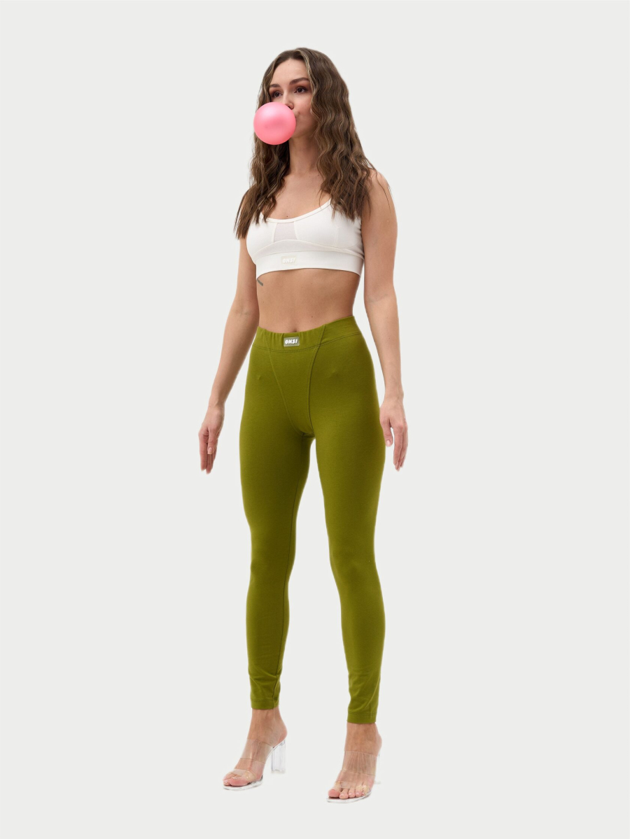 Легинсы хлопковые ONSI, цвет: матча,  купить онлайн