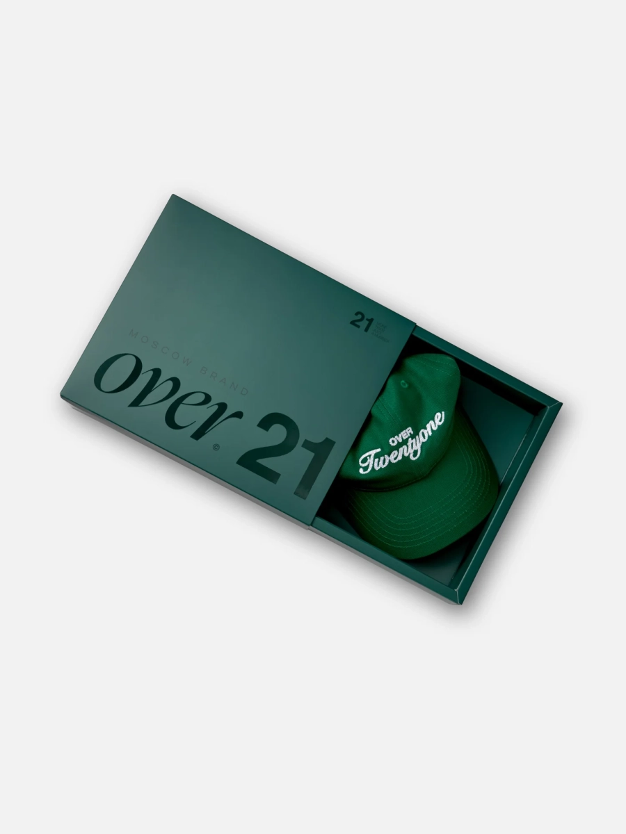 Кепка OVER21, цвет: зеленый ovr21-2-22 |новая коллекция купить онлайн