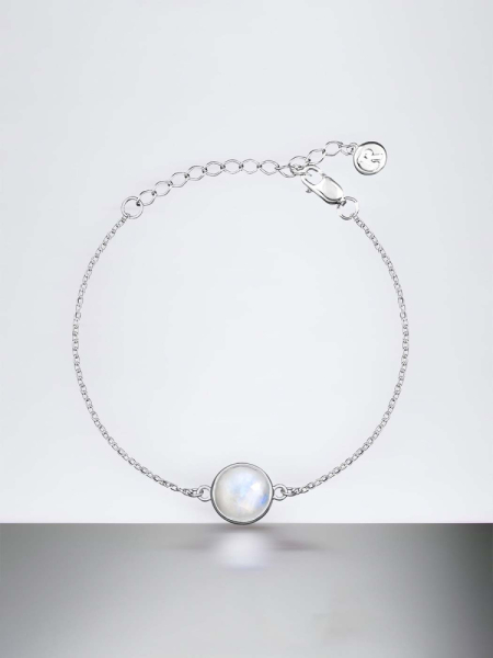 Браслет Луна с лунным камнем