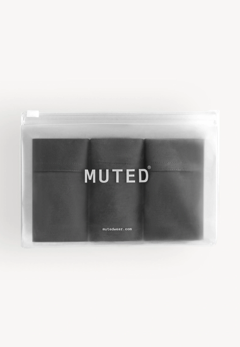 Набор женских трусов танга MUTED, цвет: Черный 905423.WPAN0032-Black купить онлайн