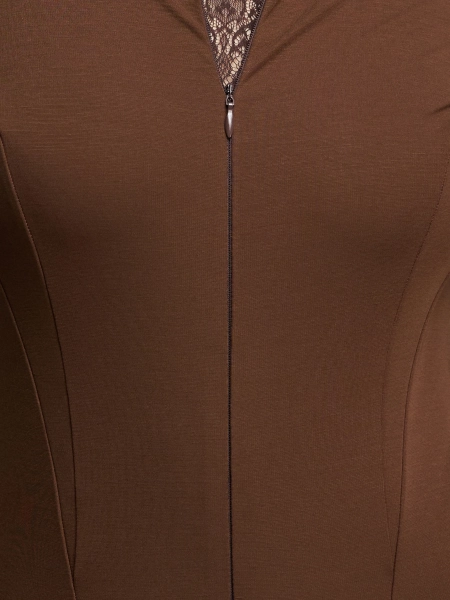 Боди из джерси WALK OF SHAME, цвет: коричневый, BD007/NY2526 купить онлайн