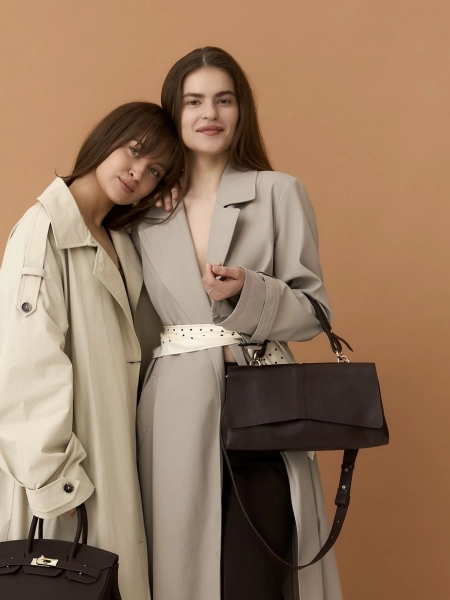 Сумка Ливиа маленькая brand salad, цвет: коричневый J-704-PHR 8239 купить онлайн