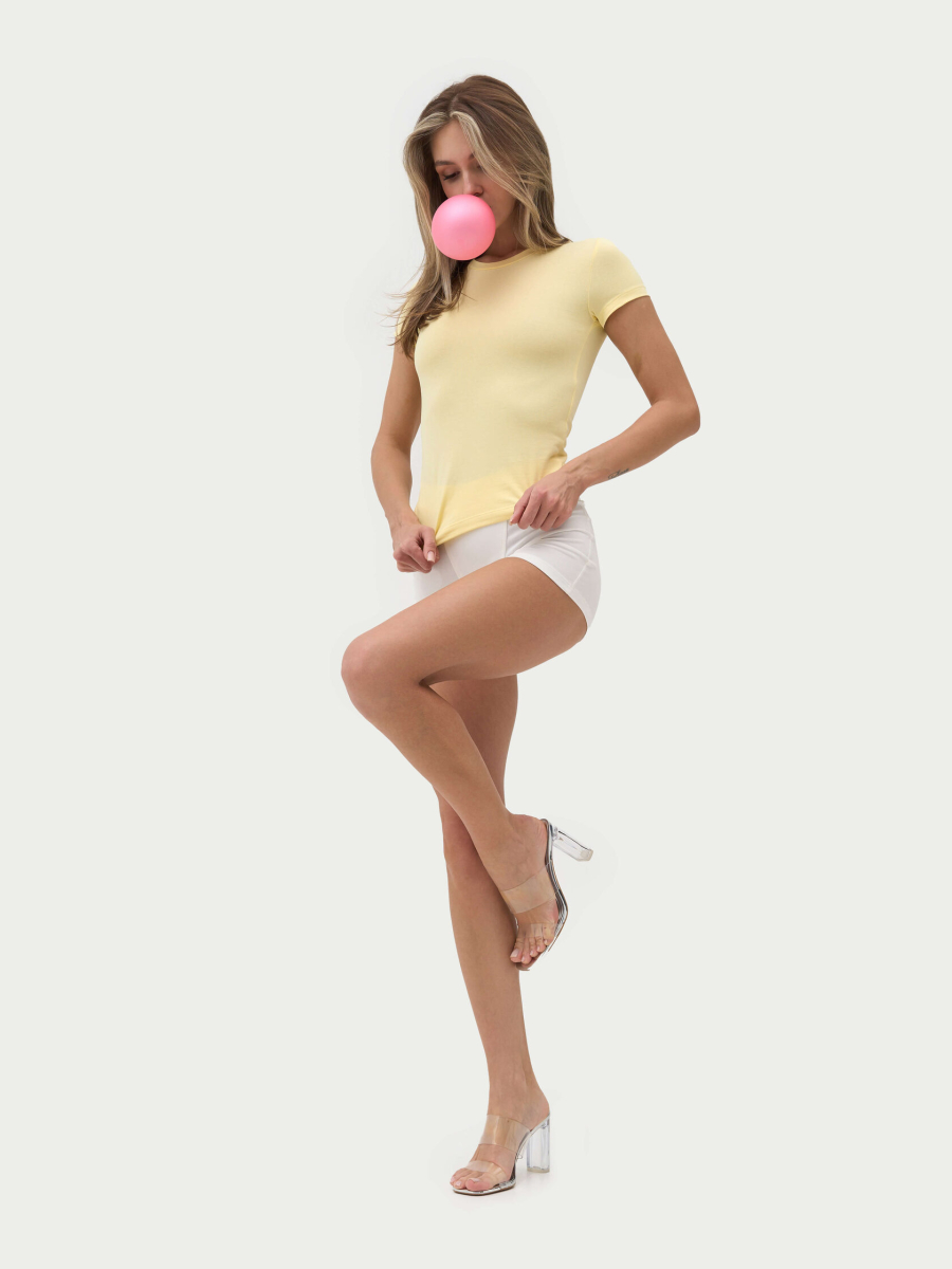 Футболка приталенная ONSI, цвет: butter,  купить онлайн