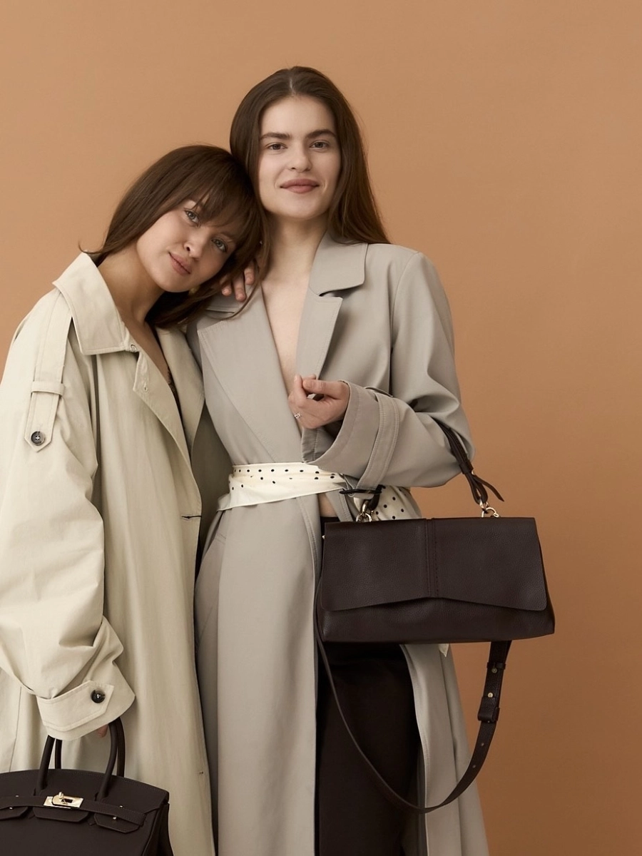 Сумка Ливиа маленькая brand salad, цвет: коричневый J-704-PHR 8239 купить онлайн