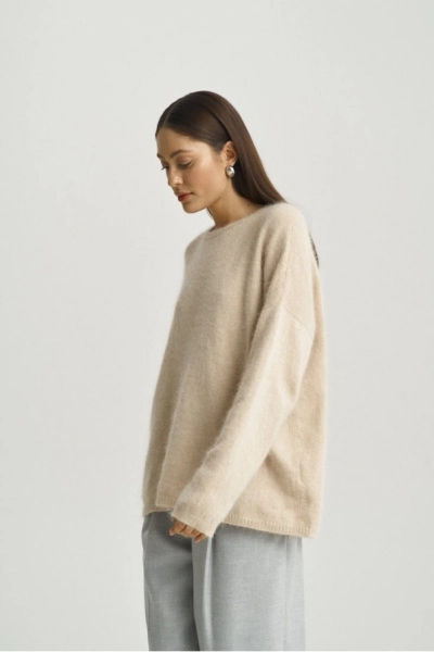 Джемпер Mink Wool Beige Erist store, цвет: бежевый, НФ-00001052 со скидкой купить онлайн