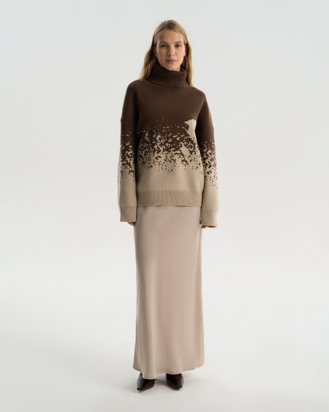 Свитер To be Blossom, цвет: BROWN, 061521 купить онлайн