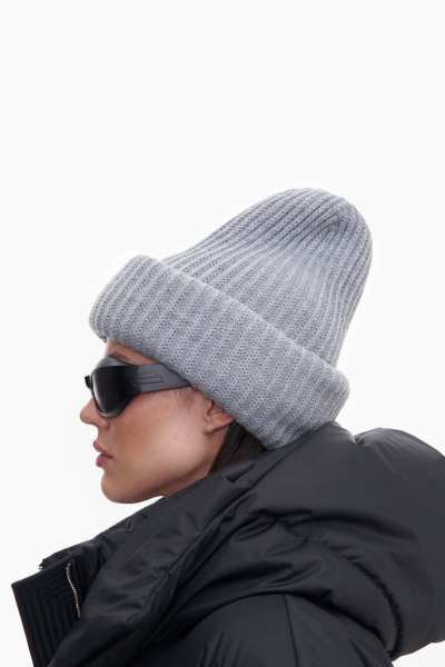 Шапка из смесовой шерсти мериноса TOPTOP, цвет: серый TT.601.13738.800 купить онлайн