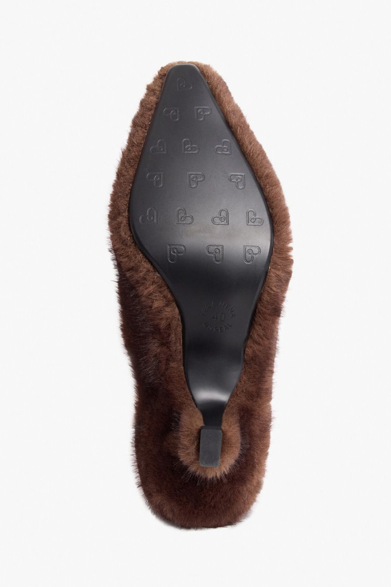 Туфли из экомеха Lera Nena, цвет: коричневый LNU.104.18616.700 купить онлайн