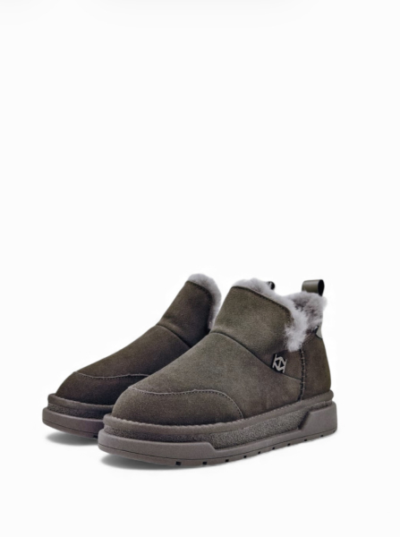 Угги из натуральной замши GRANDERA, цвет: коричневый  купить онлайн