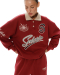 Свитшот-поло College S Suborbia, цвет: burgundy, 005674 купить онлайн