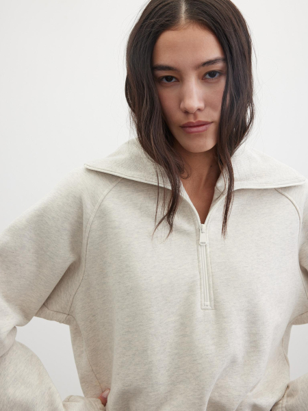 Платье из футера Chaika, цвет: серый-меланж, SS26DR06-115 купить онлайн