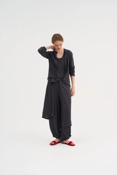 Кардиган В ПУТИ Mankova, цвет: графитовый, SS26-012 купить онлайн