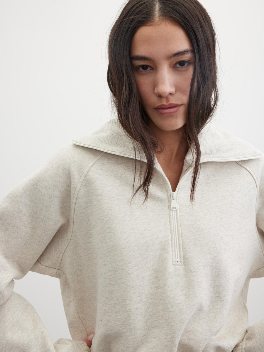 Платье из футера Chaika, цвет: серый-меланж, SS26DR06-115 купить онлайн