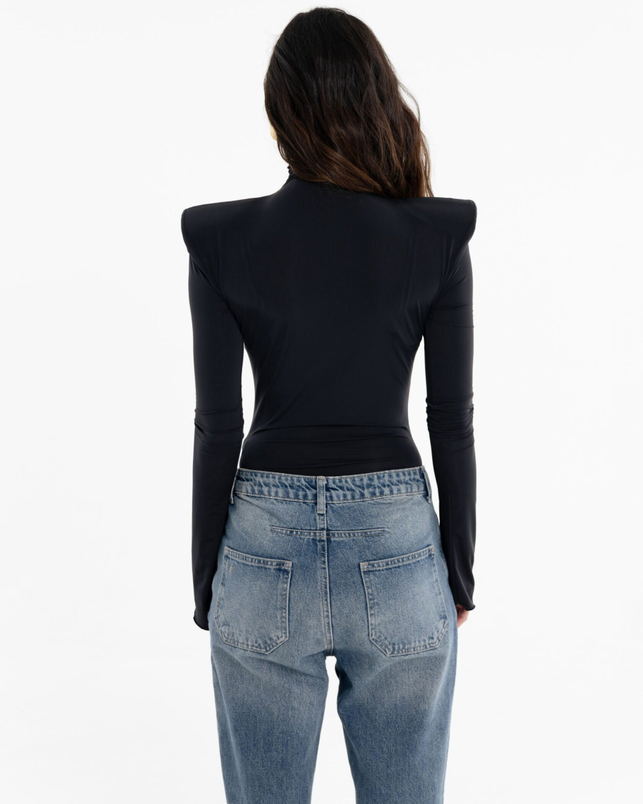 Облегающее боди YONSRU, цвет: Черный,  купить онлайн