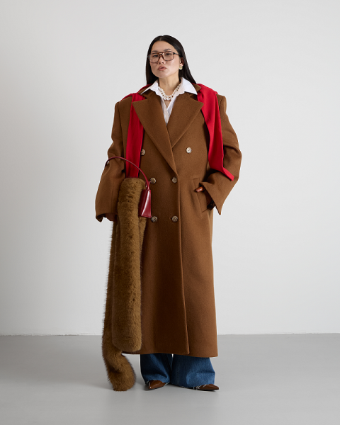 Пальто MIA AIM, цвет: рыжий, MIA693 купить онлайн
