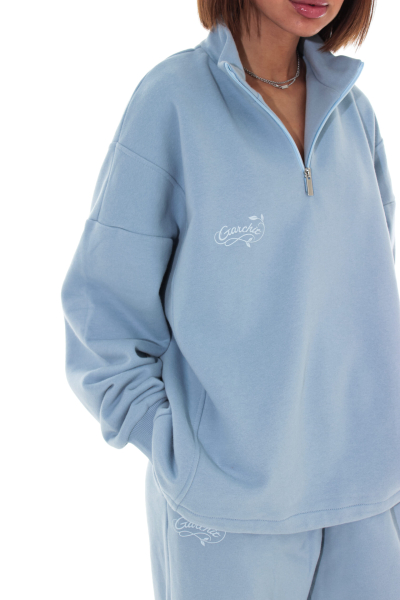 Свитшот на замке GARCHIT, цвет: голубой, GARFutSvitBl купить онлайн