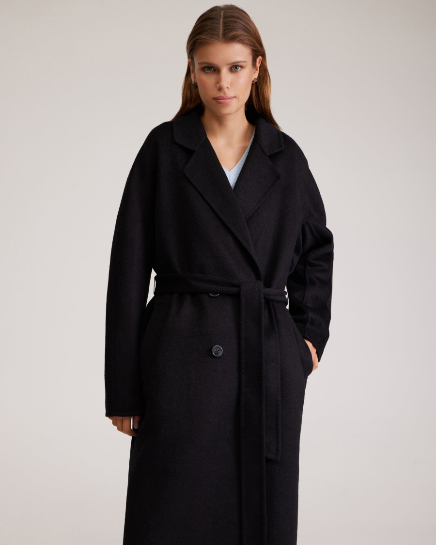 Пальто с цельнокроеным рукавом To be Blossom, цвет: black, 171391 купить онлайн