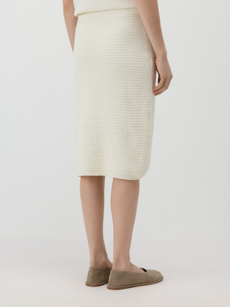 Юбка букле Conso, цвет: молочный, KUM 260727 - молочный купить онлайн