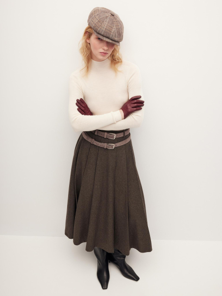 Водолазка из шерсти мериноса Chaika, цвет: молочный, AW25KN01-01 купить онлайн