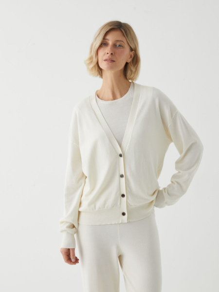 Объемный кардиган