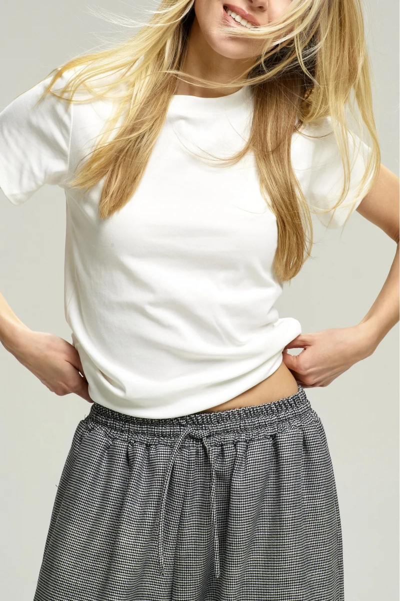 Футболка Basic Milk Erist store, цвет: молочный, НФ-00002822 купить онлайн