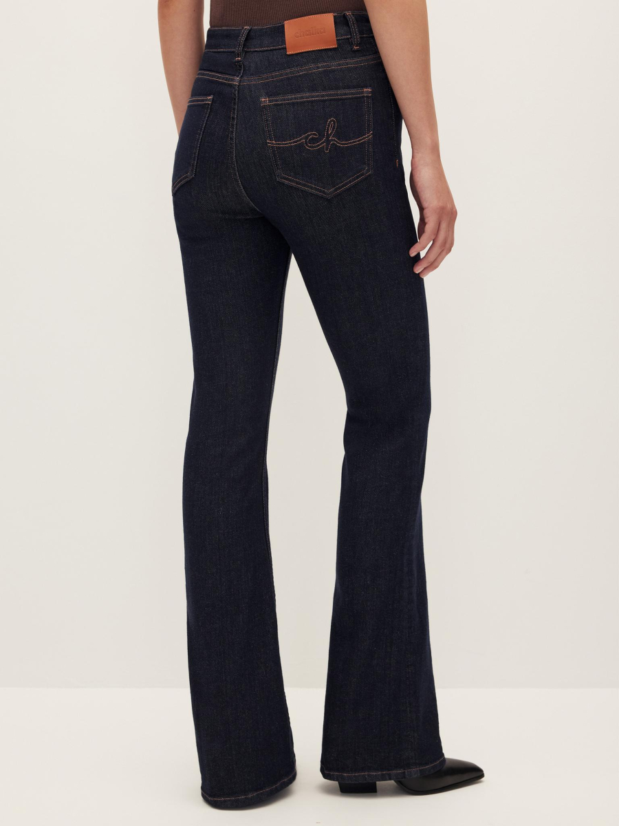 Джинсы клеш Chaika, цвет: темно-синий, AW25DP02-24 купить онлайн