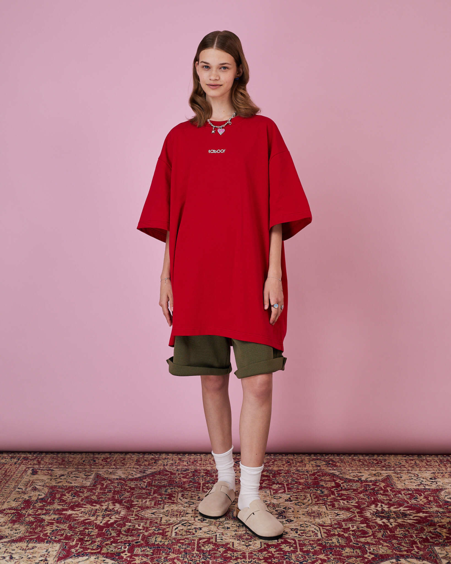 Футболка макси овер ковер