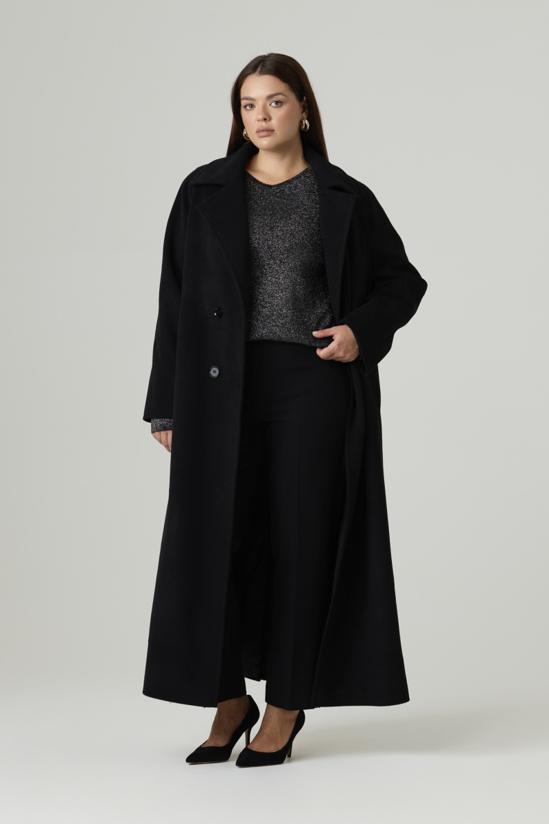 Джемпер вязаный с люрексом 4forms, цвет: Черный, 65442 купить онлайн