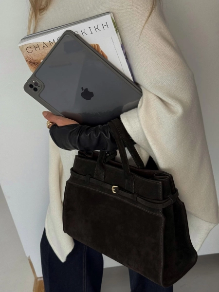 Сумка GWEN LARGE brand salad, цвет: suede albatross  купить онлайн