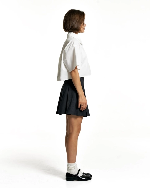Рубашка SCHOOL SHORT WHITE