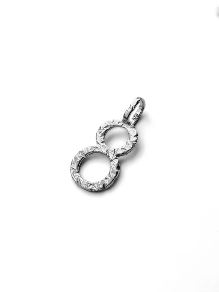 Серебряная подвеска «Я считаю» 8
