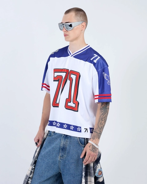 Футболка Джерси 71 ASIA ST 71, цвет: синий, Ast71.tt-jersey71-blue купить онлайн