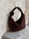 Сумка HOBO brand salad, цвет: florentia medium suede milk cioccolato  купить онлайн