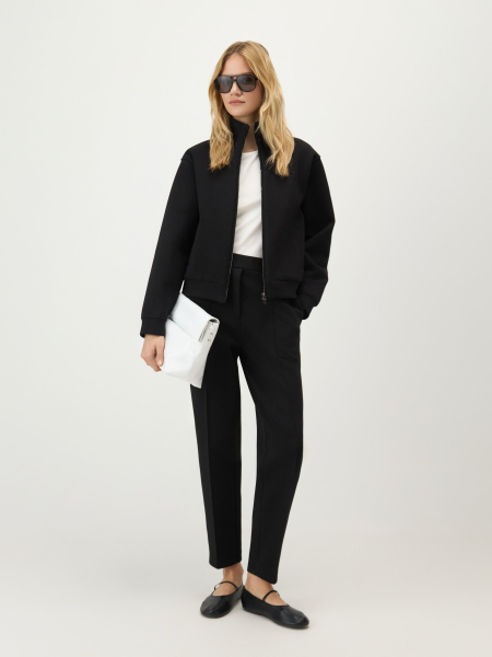 Свитшот из неофутера Conso, цвет: Черный, SW 260418 - черный купить онлайн