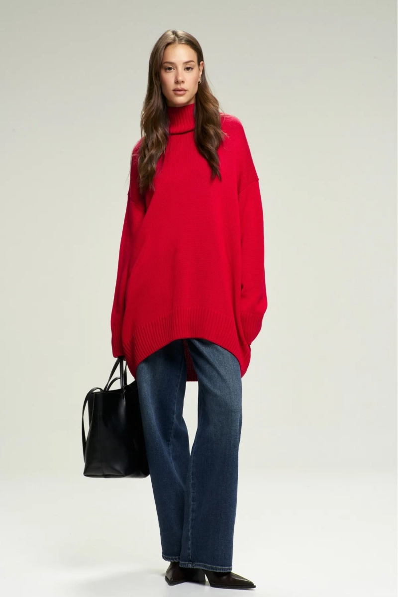 Свитер Oversized Red