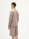 Свитшот из футера Walk Straight BUCHNER, цвет: бежевый SW0123001BG |новая коллекция купить онлайн