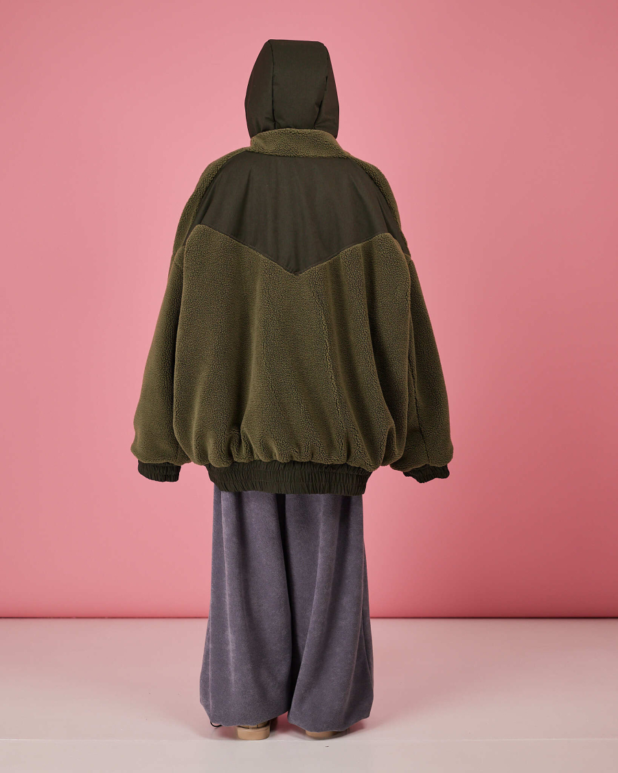 Бомбер с манишкой TABOO, цвет: зеленый, BrManKh купить онлайн