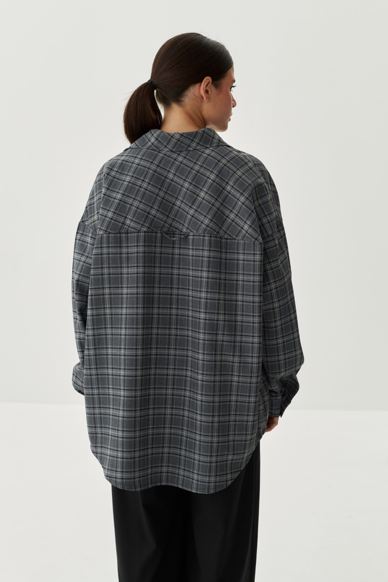 Рубашка PLAID 3.0 MÁRTE, цвет: серый,  купить онлайн