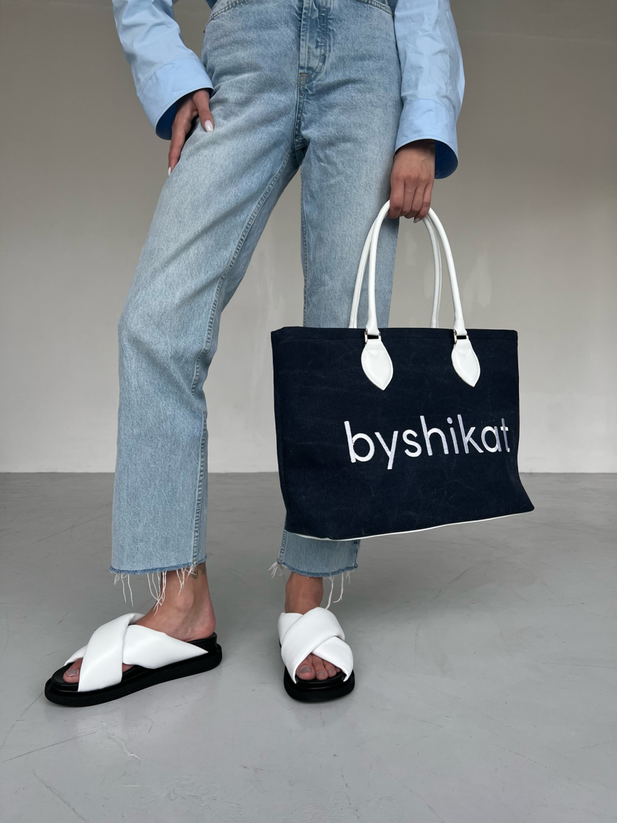 Тапули HOBO кожаные BYSHIKAT, цвет: WHITE,  со скидкой купить онлайн
