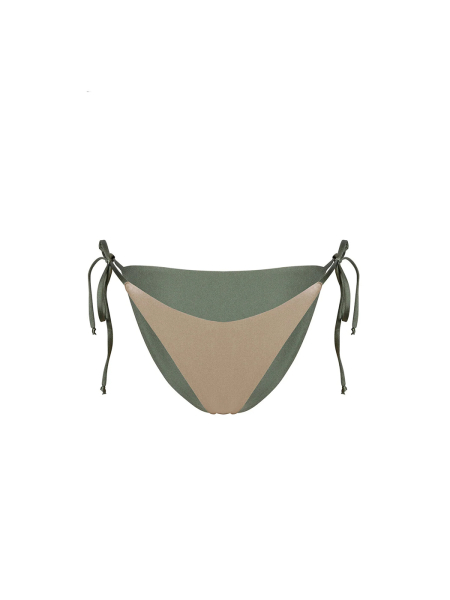 TRIANGLE Khaki - Gold DUO | Классический низ на завязках ANVIBE, цвет: хаки-золотой  купить онлайн