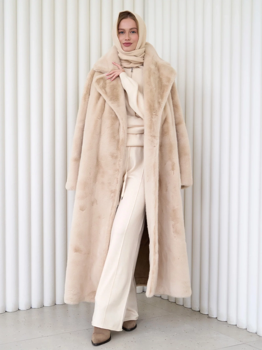 Косынка с ангорой I.B.W., цвет: молочный KJ125 купить онлайн