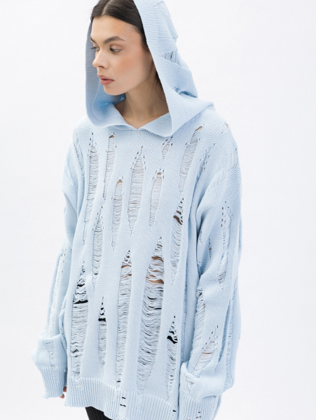 Худи Grunge CREATORÉ, цвет: голубой, 05-CT03072/5 купить онлайн