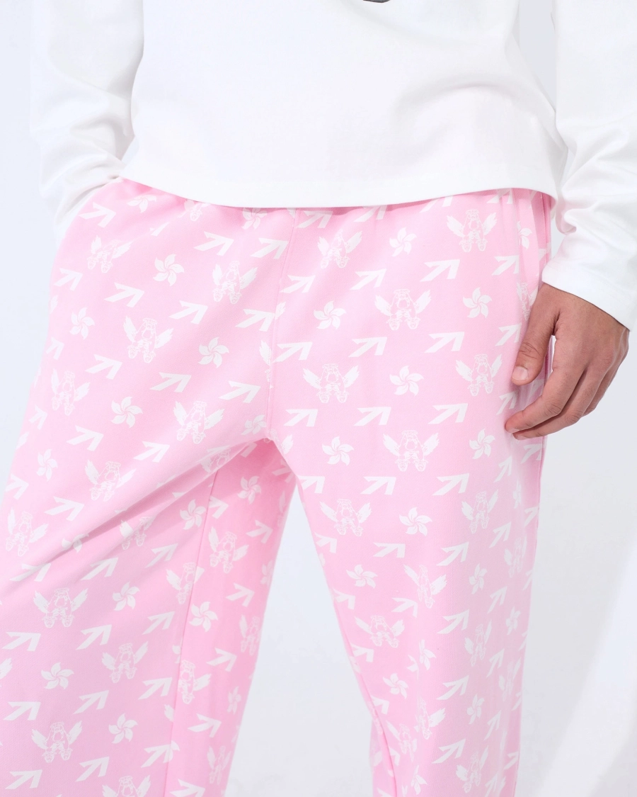 Джоггеры PATTERN FLYING A PINK ASIA ST 71, цвет: розовый, Ast71.jogg-pattern-A-pink купить онлайн