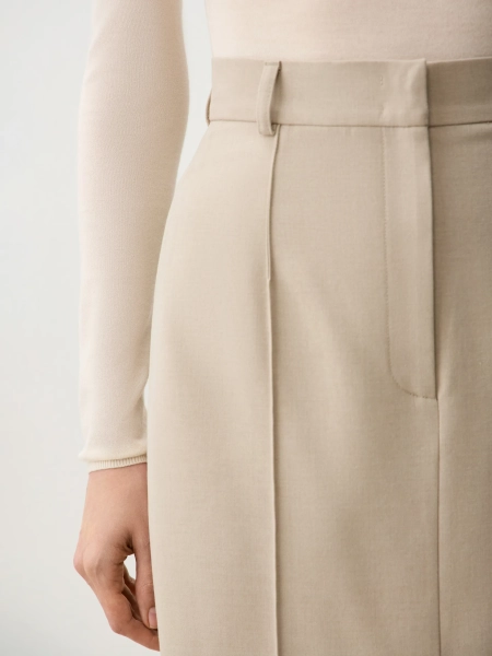 Юбка DIEGO ANNA PEKUN, цвет: бежевый, 61.2549.110 купить онлайн