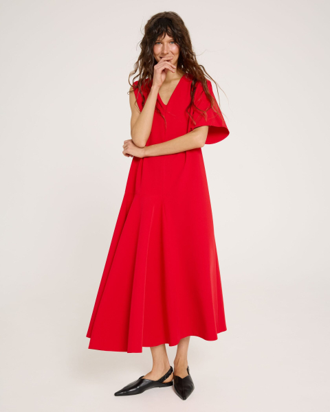 Платье асимметричное RED